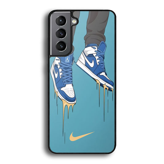 Nike Shoes Blue Outfit Samsung Galaxy S21 Plus Case - Ezzystore