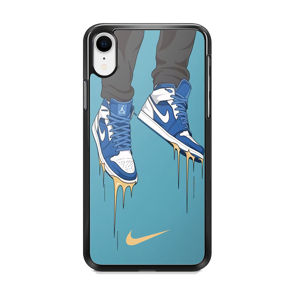 Nike Shoes Blue Outfit iPhone XR Case