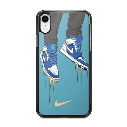 Nike Shoes Blue Outfit iPhone XR Case