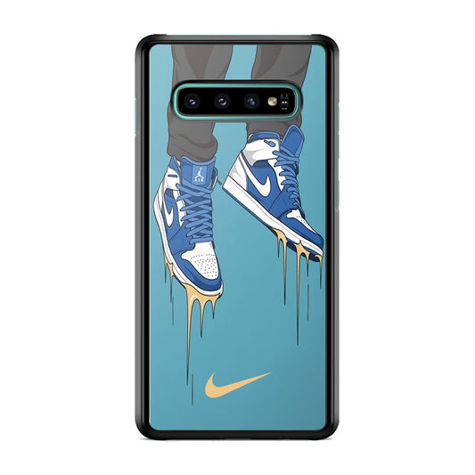 Nike Shoes Blue Outfit Samsung Galaxy S10 Case
