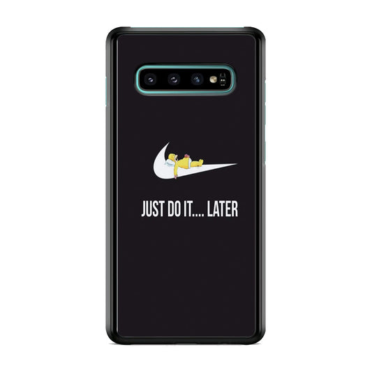 Nike Sipson Meme Lazy Samsung Galaxy S10 Case