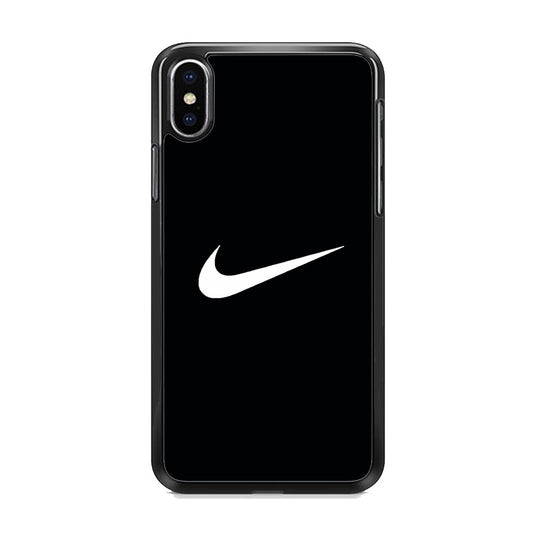 Nike White Logo iPhone X Case