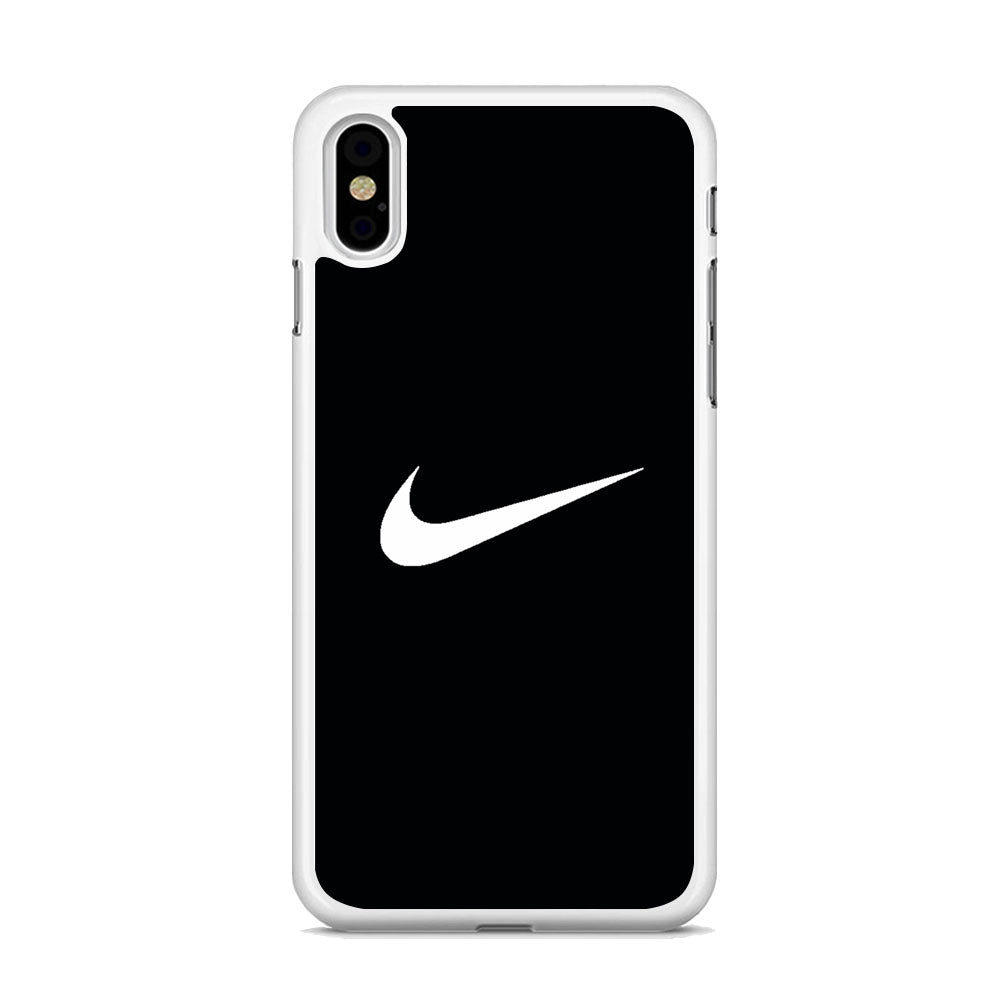 Nike White Logo iPhone X Case