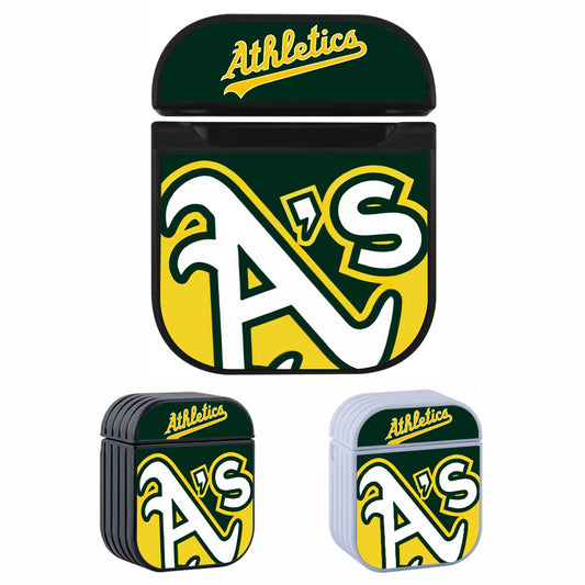 Oakland Athletics Team Hard Plastic Case Cover For Apple Airpods