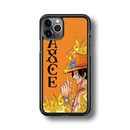 One Piece Ace Orange Tatto iPhone 11 Pro Case