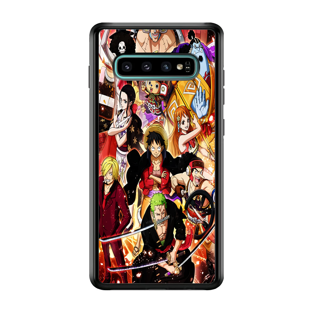 One Piece Luffy Team Samsung Galaxy S10 Case