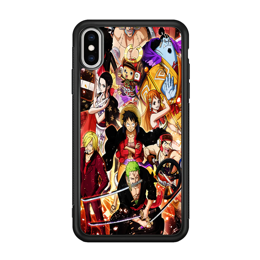 One Piece Luffy Team iPhone Xs Max Case