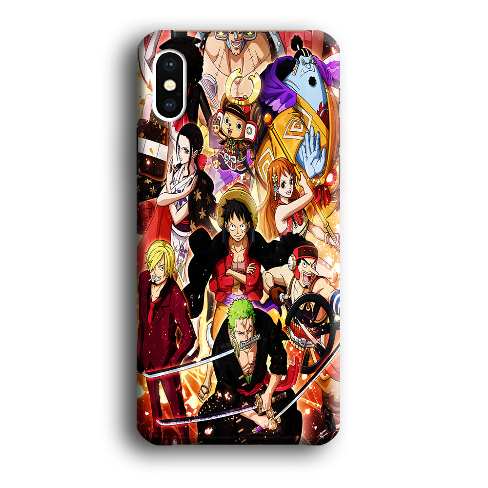 One Piece Luffy Team iPhone X Case