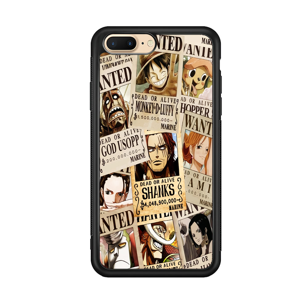 One Piece Wanted Poster iPhone 7 Plus Case