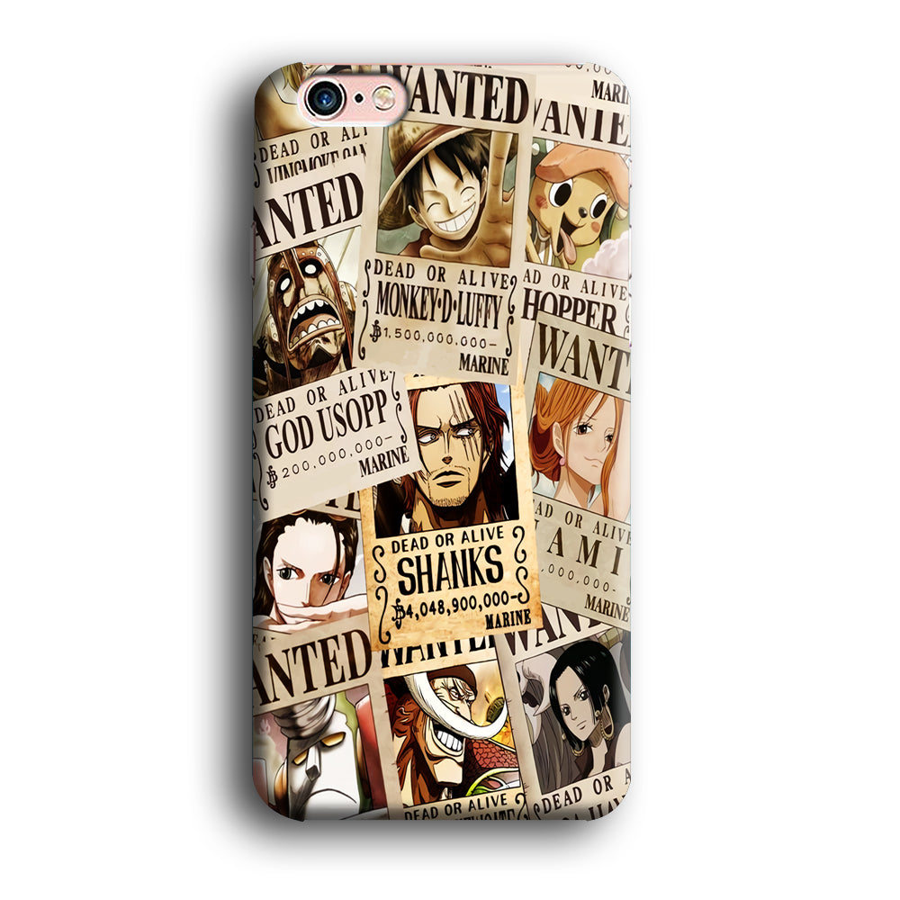One Piece Wanted Poster iPhone 6 Plus | 6s Plus Case