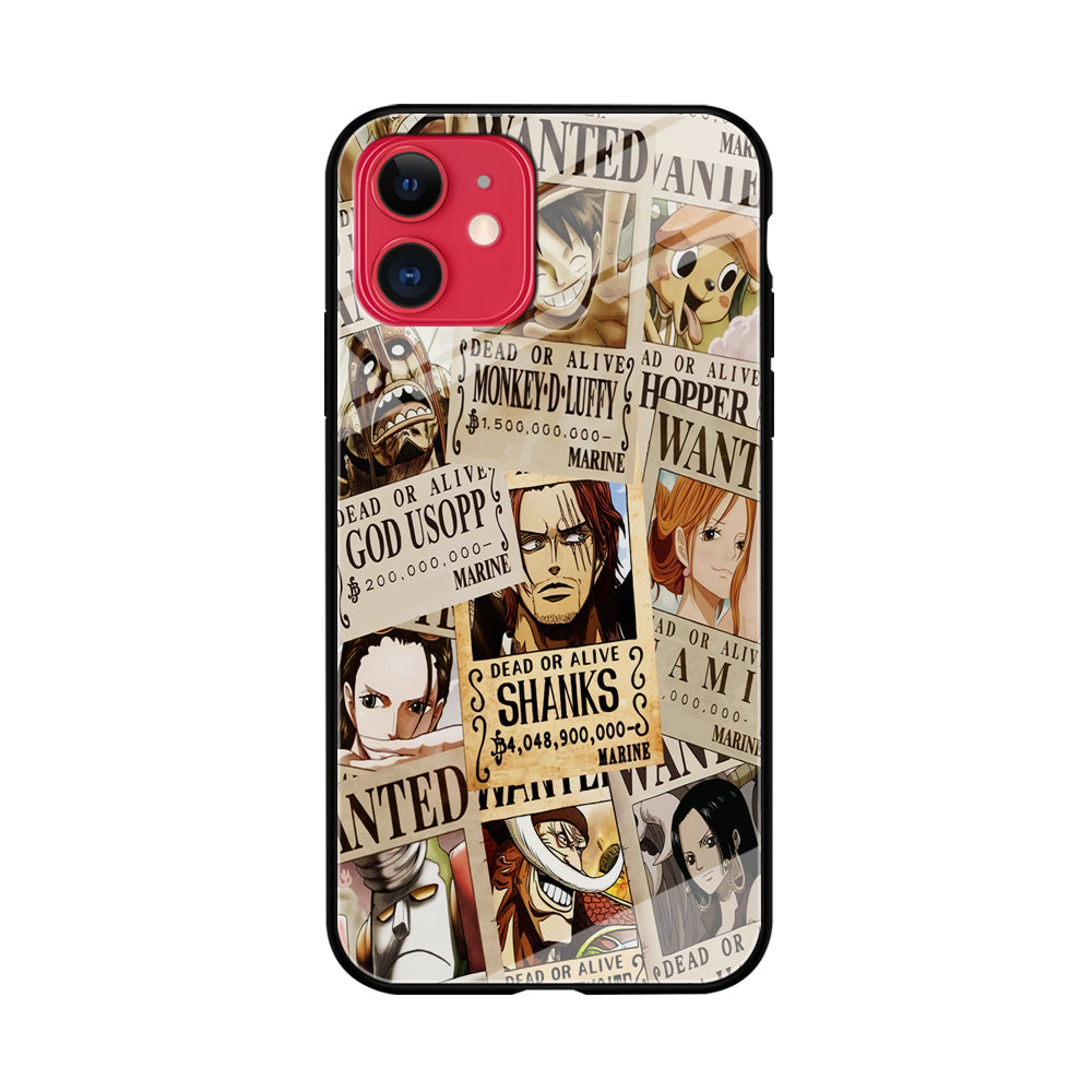 One Piece Wanted Poster iPhone 11 Case