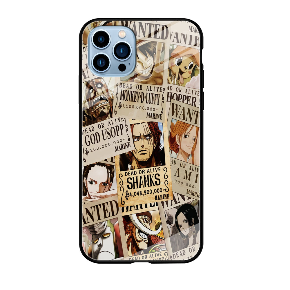 One Piece Wanted Poster iPhone 12 Pro Max Case