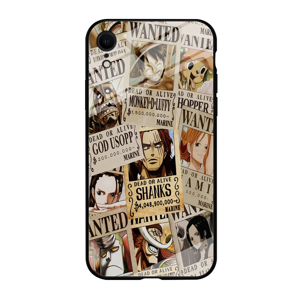 One Piece Wanted Poster iPhone XR Case