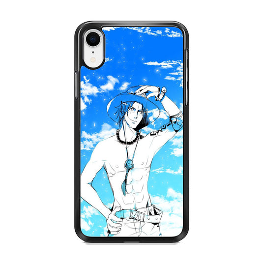 One Piece Ace In The Sky iPhone XR Case