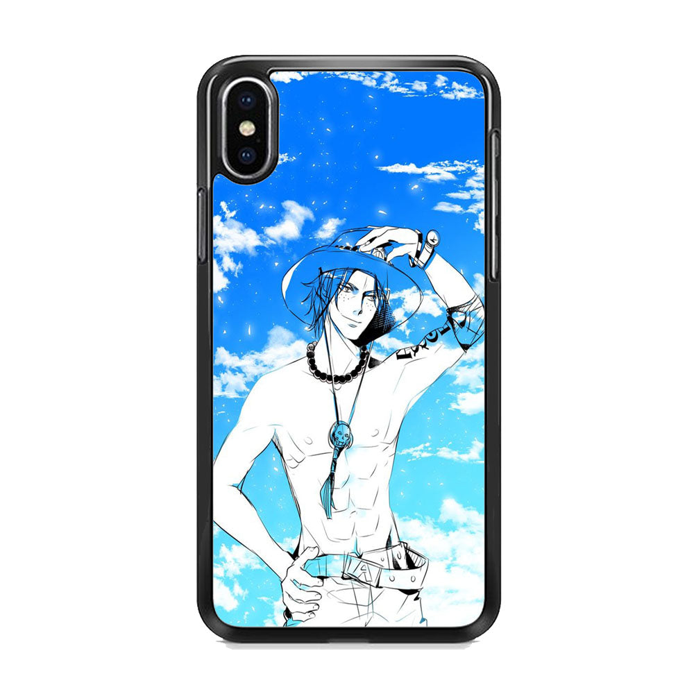 One Piece Ace In The Sky iPhone Xs Max Case