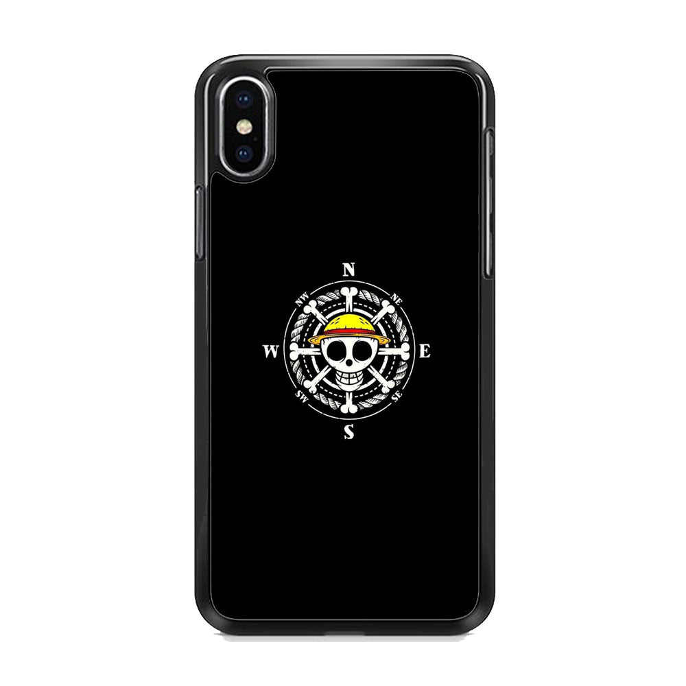 One Piece Compas Logo iPhone X Case