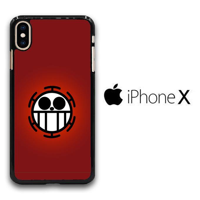 One Piece Red Logo iPhone X Case - ezzyst