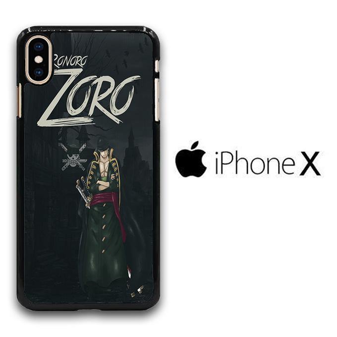 One Piece Zoro Black iPhone X Case - ezzyst