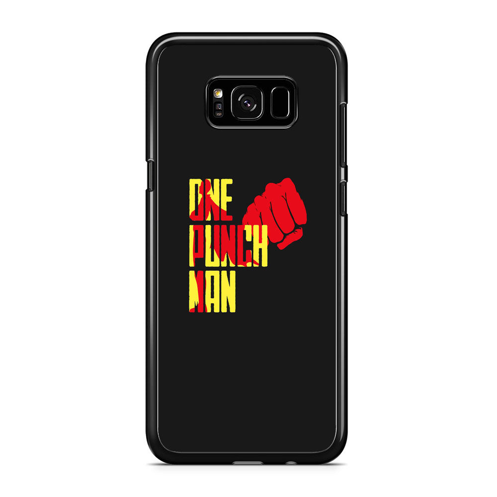 One Punch Man Midnight Grey Samsung Galaxy S8 Plus Case