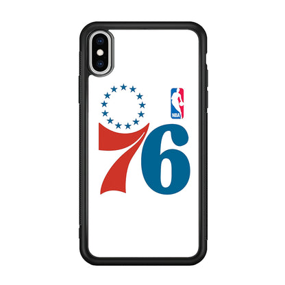 Philadelphia 76ers White iPhone X Case