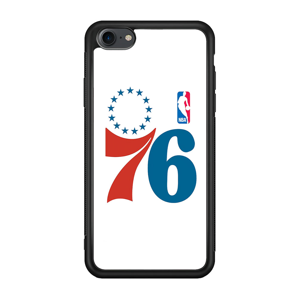 Philadelphia 76ers White iPhone 8 Case