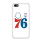 Philadelphia 76ers White iPhone 8 Case