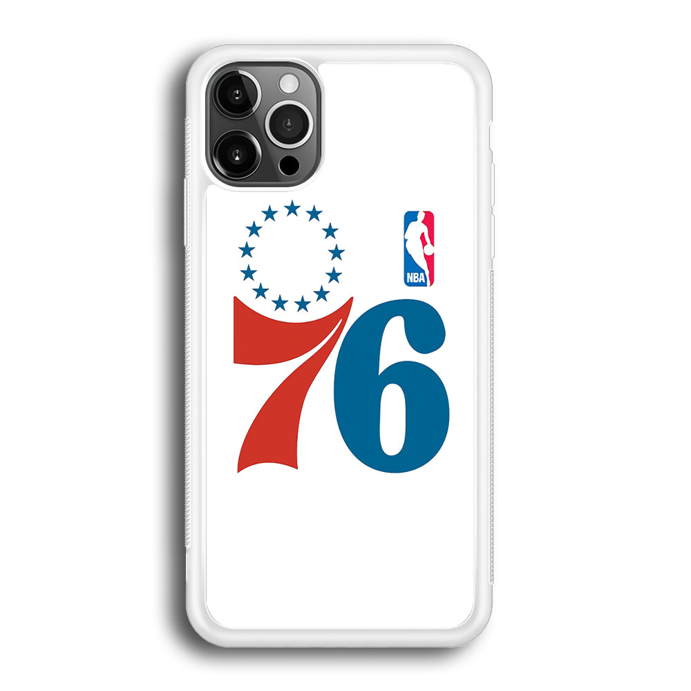 Philadelphia 76ers White iPhone 12 Pro Max Case