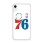 Philadelphia 76ers White iPhone XR Case