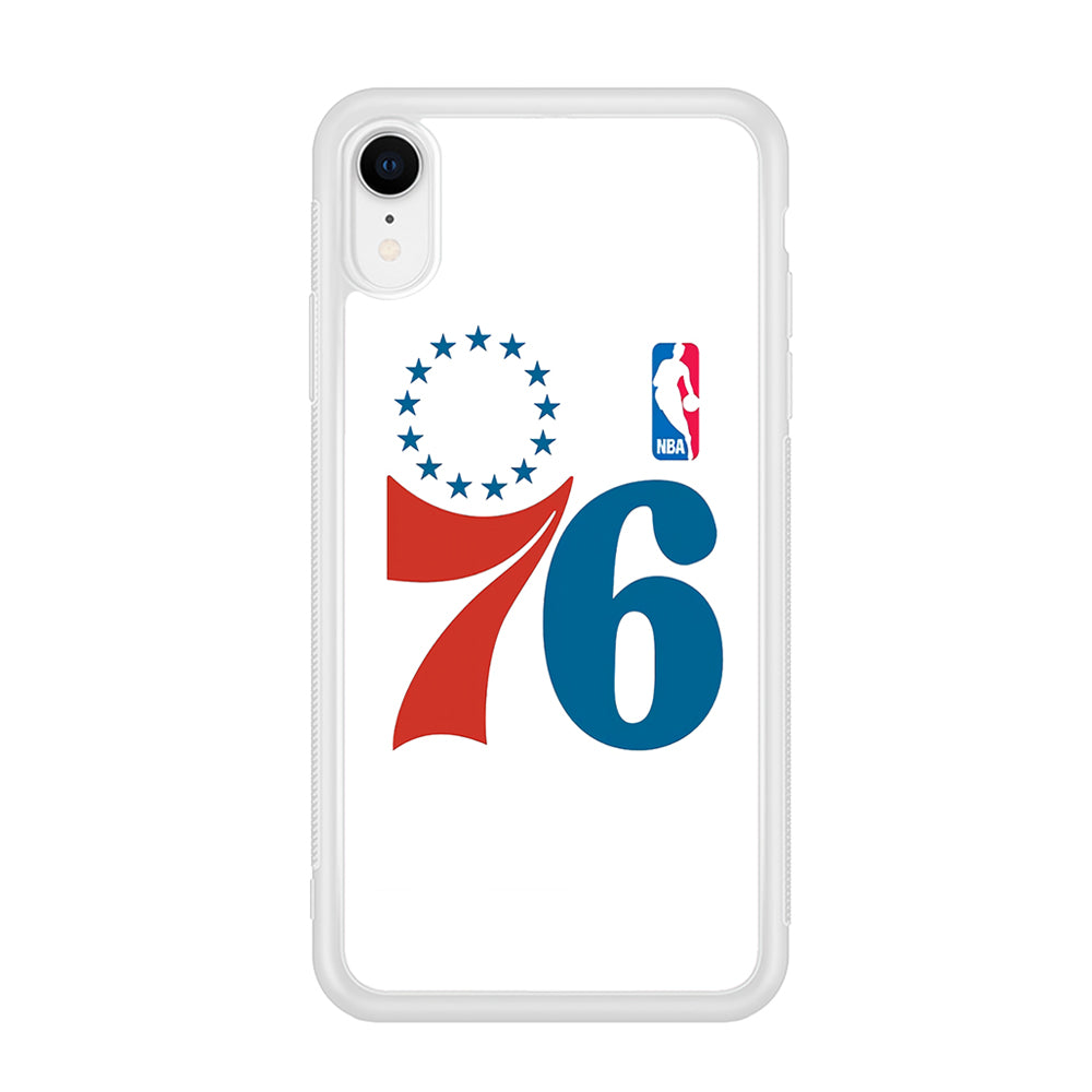 Philadelphia 76ers White iPhone XR Case