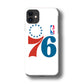 Philadelphia 76ers White iPhone 11 Case