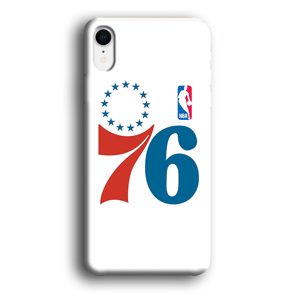 Philadelphia 76ers White iPhone XR Case