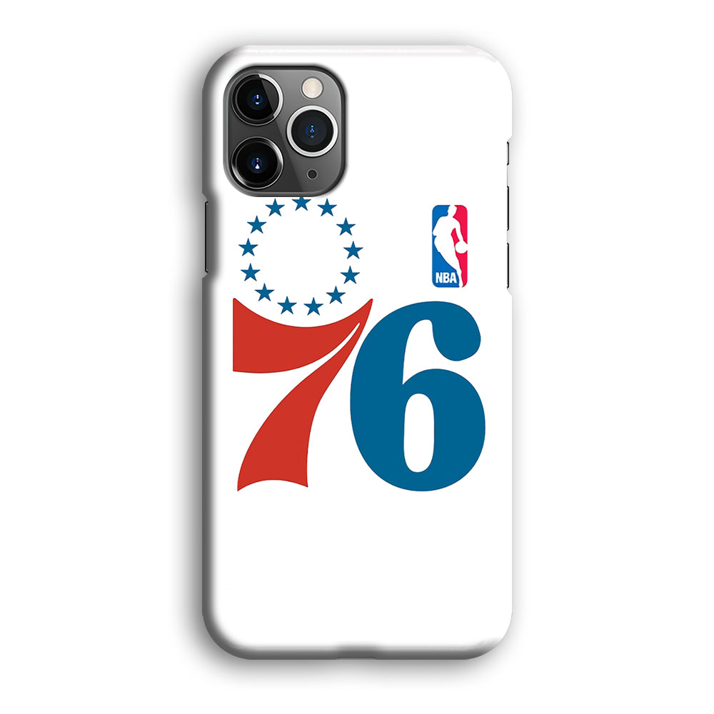 Philadelphia 76ers White iPhone 12 Pro Max Case
