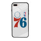 Philadelphia 76ers White iPhone 8 Plus Case