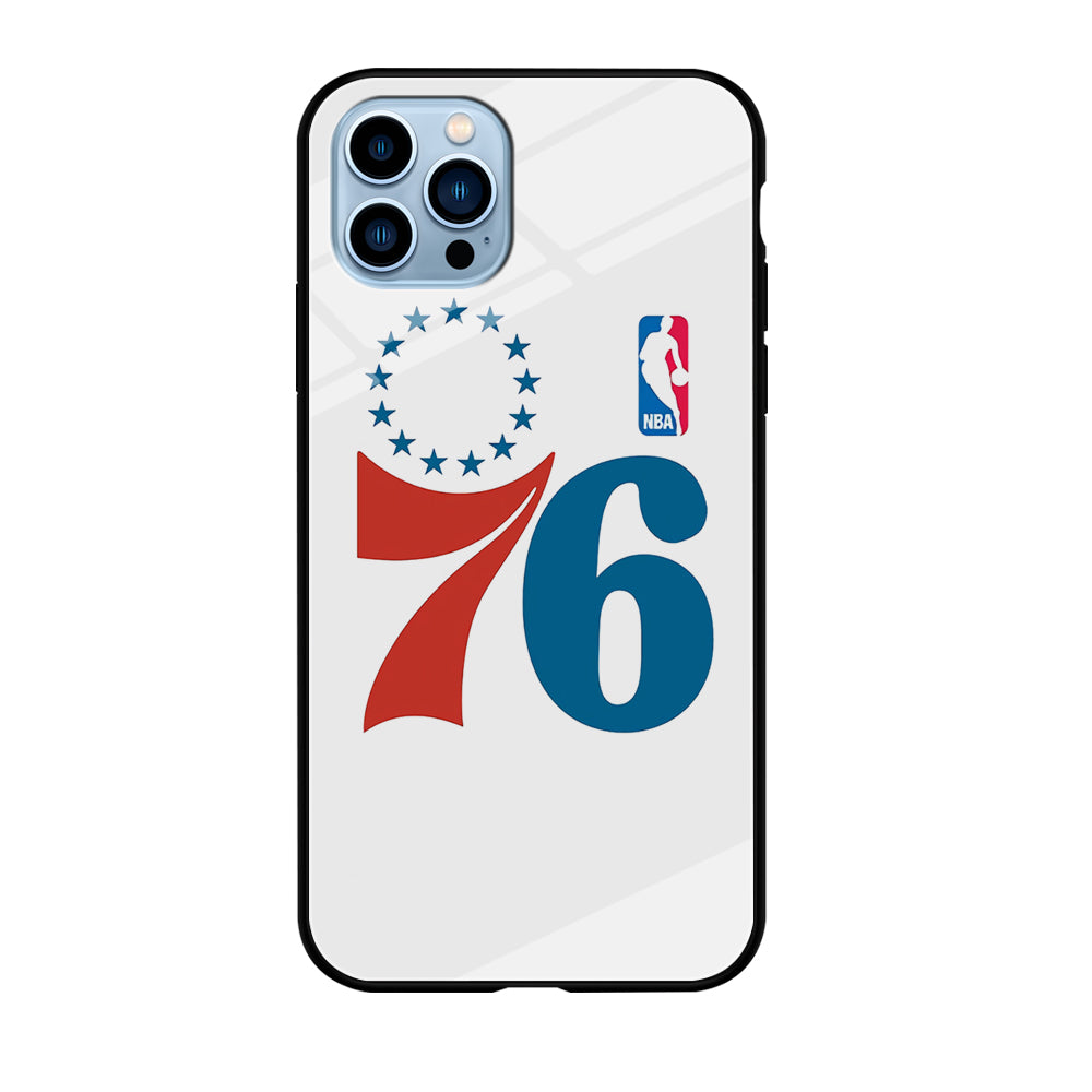 Philadelphia 76ers White iPhone 12 Pro Max Case