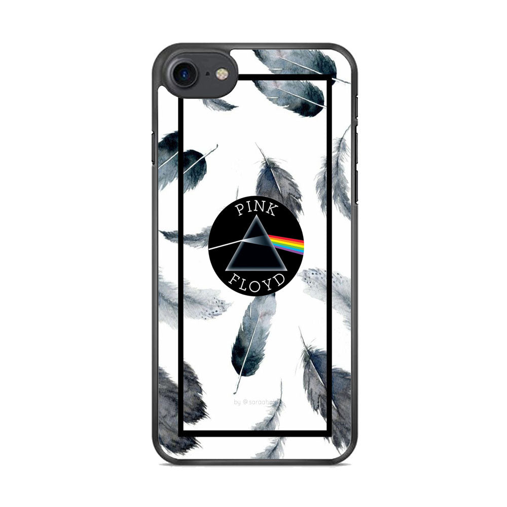 Pink Floyd White Feathers iPhone 8 Case