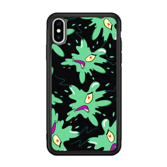 Plankton Flat Character iPhone X Case