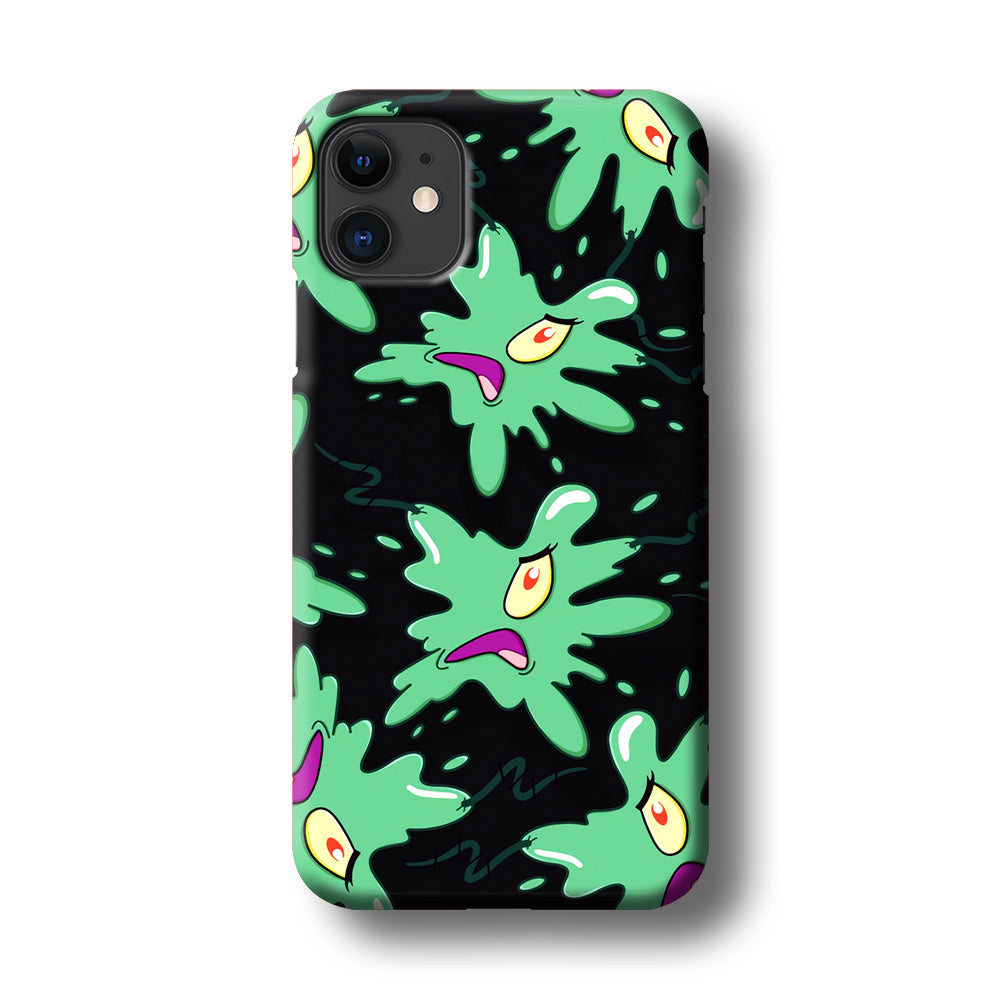 Plankton Flat Character iPhone 11 Case