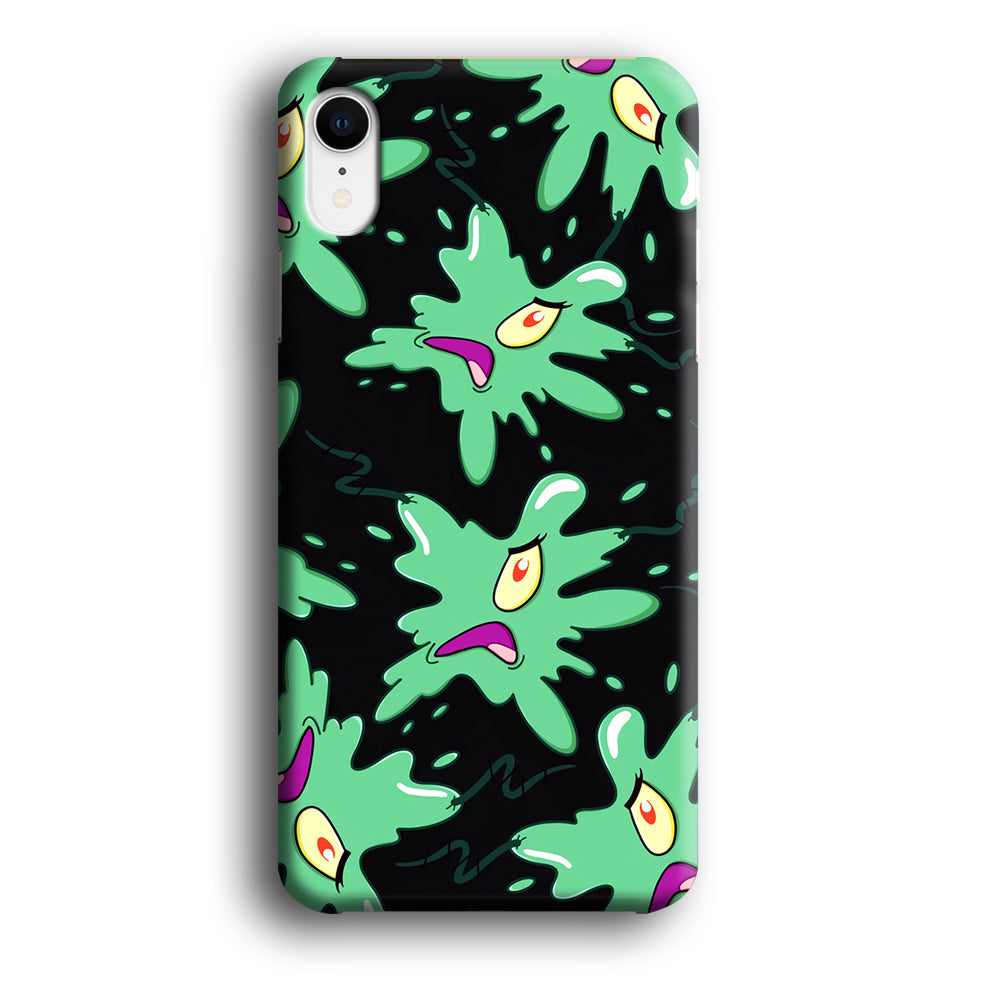 Plankton Flat Character iPhone XR Case