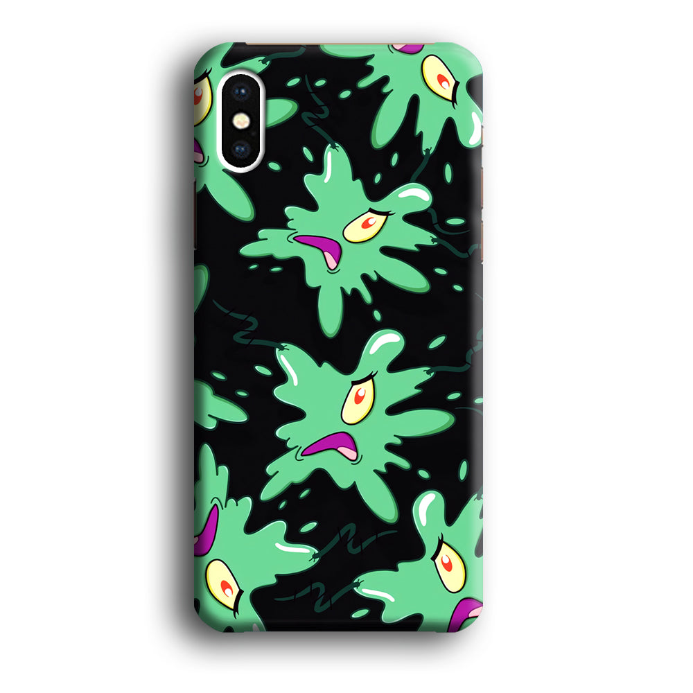 Plankton Flat Character iPhone Xs Max Case