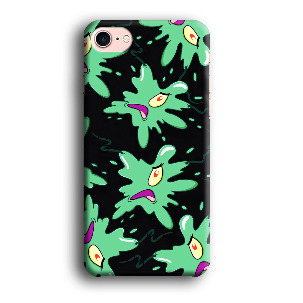 Plankton Flat Character iPhone 8 Case