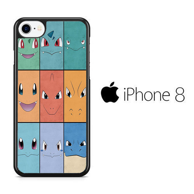 Pockemon Face Evolution iPhone 8 Case