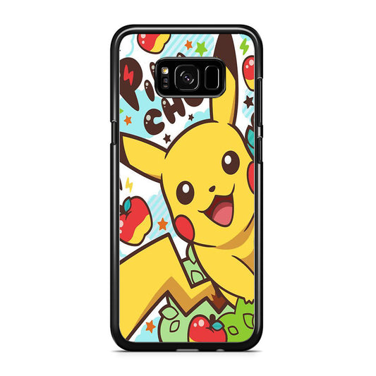 Pokemon Pikachu Art Samsung Galaxy S8 Plus Case