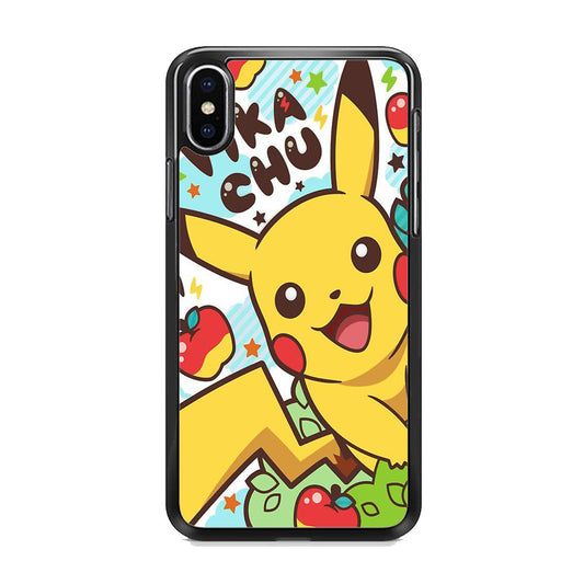 Pokemon Pikachu Art iPhone X Case