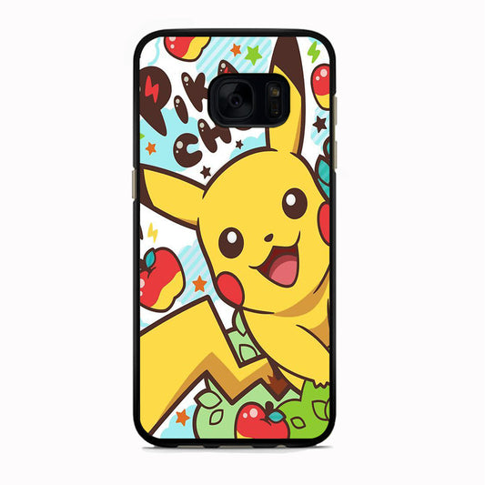 Pokemon Pikachu Art Samsung Galaxy S7 Case