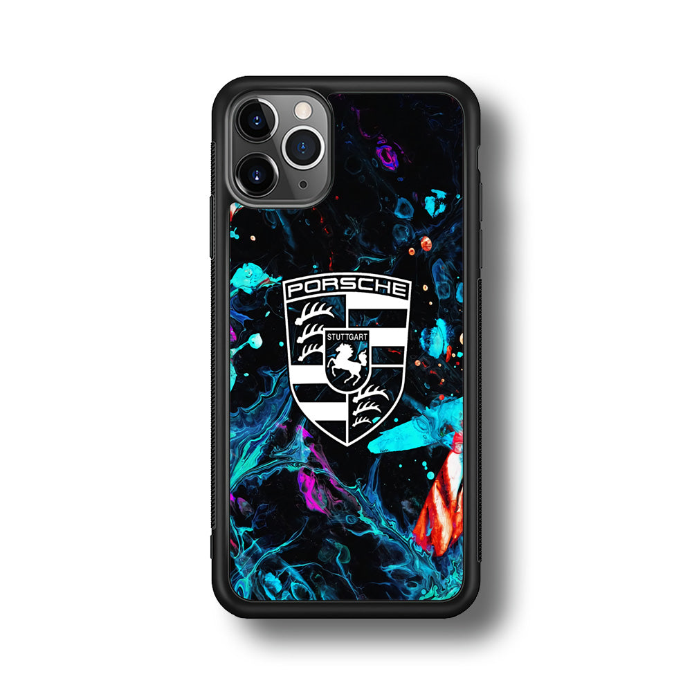 Porsche Logo Marble iPhone 11 Pro Case - Ezzystore