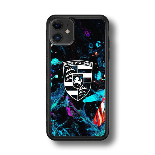 Porsche Logo Marble iPhone 11 Case - Ezzystore