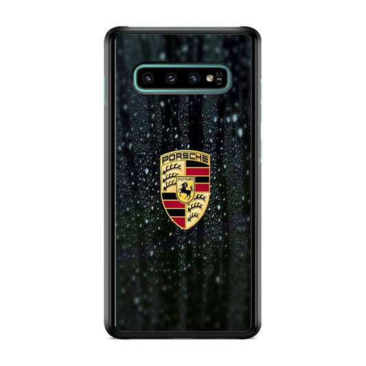 Porsche Logo Watermark Samsung Galaxy S10 Case - Ezzystore