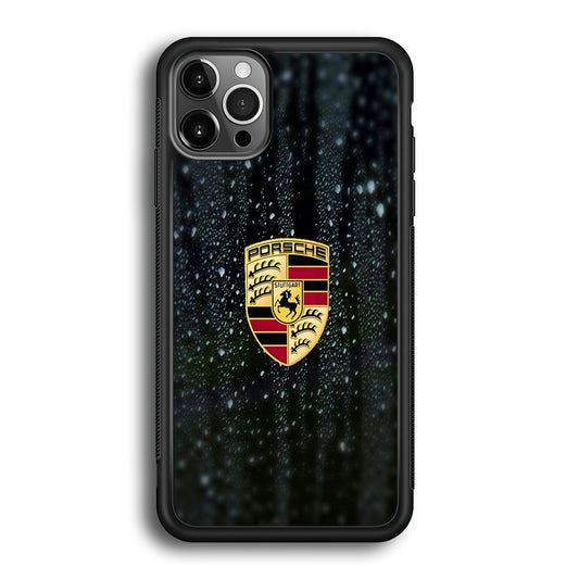 Porsche Logo Watermark iPhone 12 Pro Max Case - Ezzystore