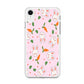 Rabbit Carrot Doodle iPhone XR Case