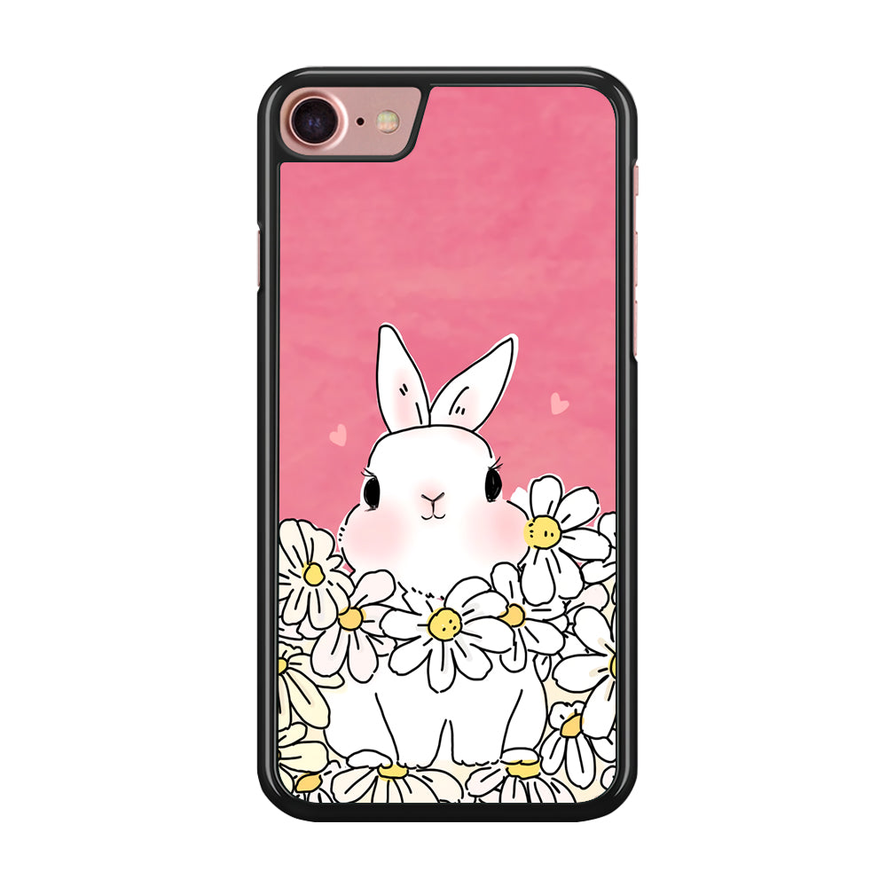 Rabbit CuteFlowers iPhone 8 Case